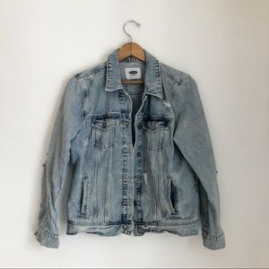 Old Navy Distressed Denim Jacket